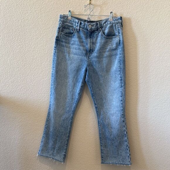 VERONICA BEARD CARLY KICK-FLARE JEAN IN PEBBLE STONE size 30 - Picture 6 of 17